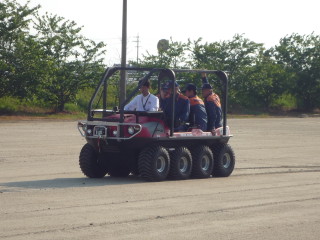 愛知県海部南部消防組合消防本部に配備されたARGOの操作説明に伺いました。
