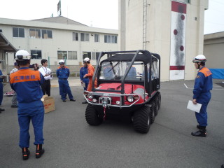 島根県江津邑智消防組合消防本部に配備されたARGOの操作説明に伺いました。