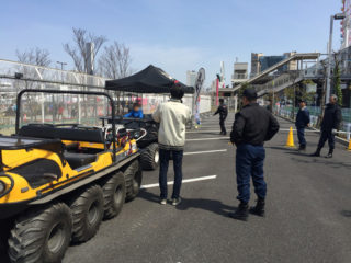 江東区のMEGAWEBで開催された第8回こどもモーターショーで8輪バギー同乗試乗会を行いました!