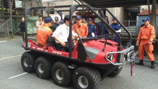 岐阜県岐阜市消防本部に配備されたARGOの操作説明に伺いました。