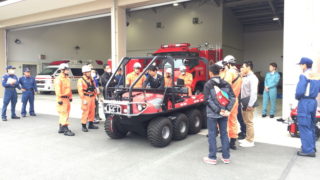 静岡県浜松市消防局に配備されたARGOの操作説明に伺いました。