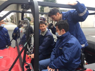 群馬県前橋市消防局に配備されたARGOの操作説明に伺いました。