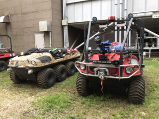 4月21日(金)　消防庁消防研究センターでARGOが一般公開されました。