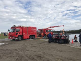 葛飾区総合防災訓練でARGOが訓練へ参加をいたしました。