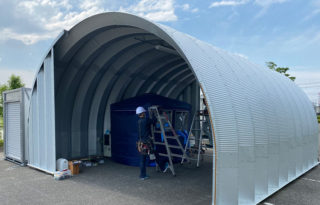 埼玉県川越市内の施設に新型コロナウイルス PCR検査テントを設置しました。