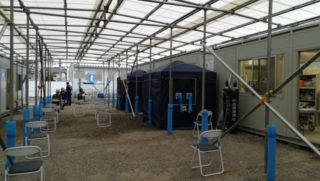 新型コロナウイルス PCR検査 簡易型ウォークスルー施設を埼玉県の「ふじみの救急クリニック」様に設置しました。