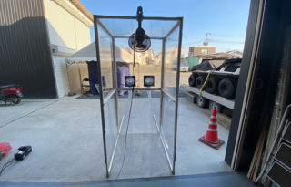 新型コロナウイルス SMS式スタンド型PCR検査設備を製作しました