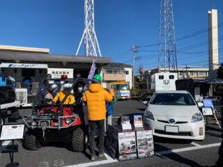 1月29日に開催された「第37回越谷市・越ヶ谷地区合同総合防災訓練」にARGOを出展しました！