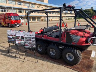 11月9日(土)に千葉県四街道市で開催された「消防フェスティバル四街道2024」にARGOを出展しました！