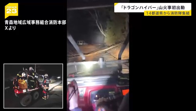 岩手県大船渡市の山火事における消火活動にARGOが活用されています