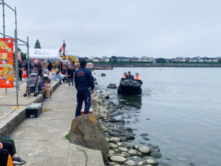 5月24日(土)・25日(日)にレイクタウン防災フェスで実施した水陸両用車体験試乗の売上の一部をR7赤崎火災義援金として寄付しました